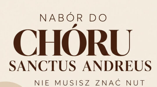 Nabór do chóru Sanctus Andreus